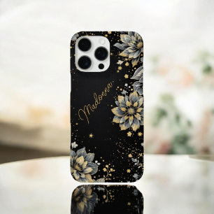 Dark Luxe Floral iPhone 16 Pro Max Case