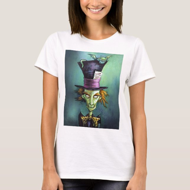 Dark Mad Hatter from Alice in Wonderland T-Shirt (Front)