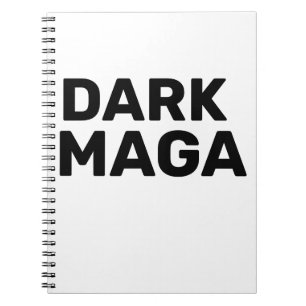 Dark Maga Funny Halloween Trump 2024 Notebook