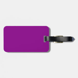 Dark Magenta Blank for Personalisation Luggage Tag