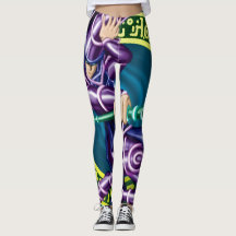 Dark Magician Anime Leggings – Yu-Gi-Oh! Athletic