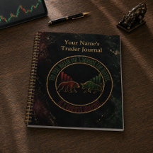 Dark Marble Bull Bear Trader Design