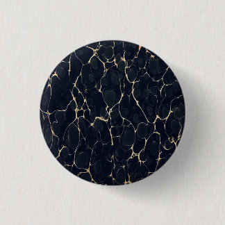 Dark Marble Pattern Abstract Alcohol Ink Style 1 3 Cm Round Badge