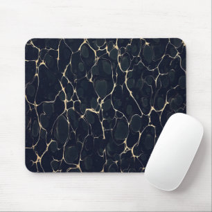Dark Marble Pattern Abstract Alcohol Ink Style 1 Mouse Mat