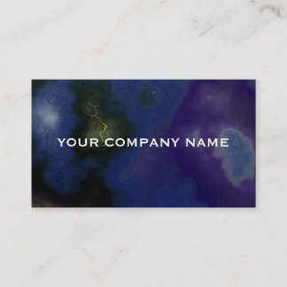 Dark Marbled Nebula Business Card