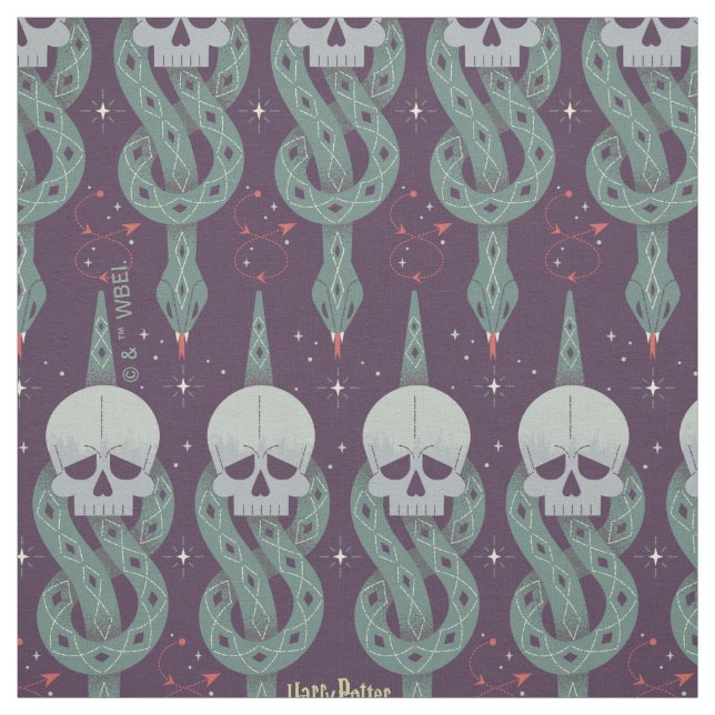 Dark Mark Geometric Icon Pattern Fabric (Swatch)