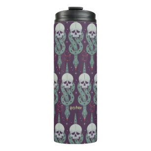 Dark Mark Geometric Icon Pattern Thermal Tumbler