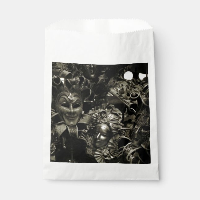Dark Masquerade Masks Favour Bags (Front)
