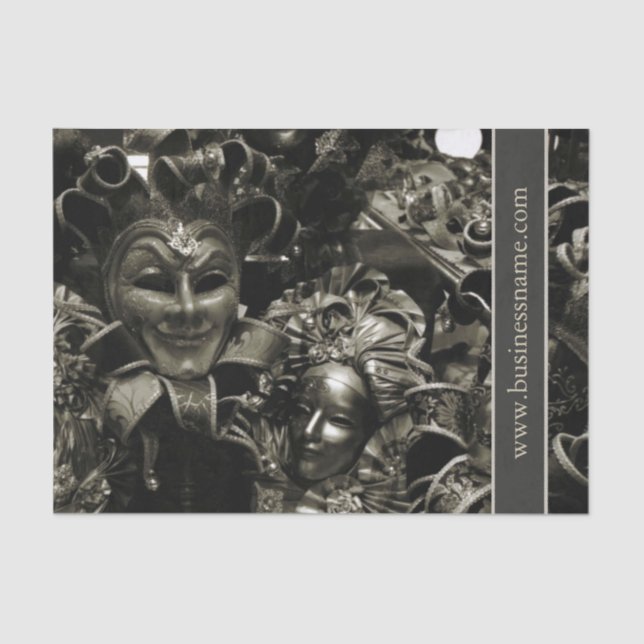 Dark Masquerade Tissue Paper (Front)