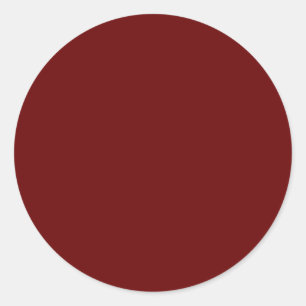 Dark Mauve,Dull Purple,Ironstone, Classic Round Sticker