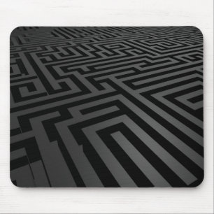 Dark Maze Mouse Mat