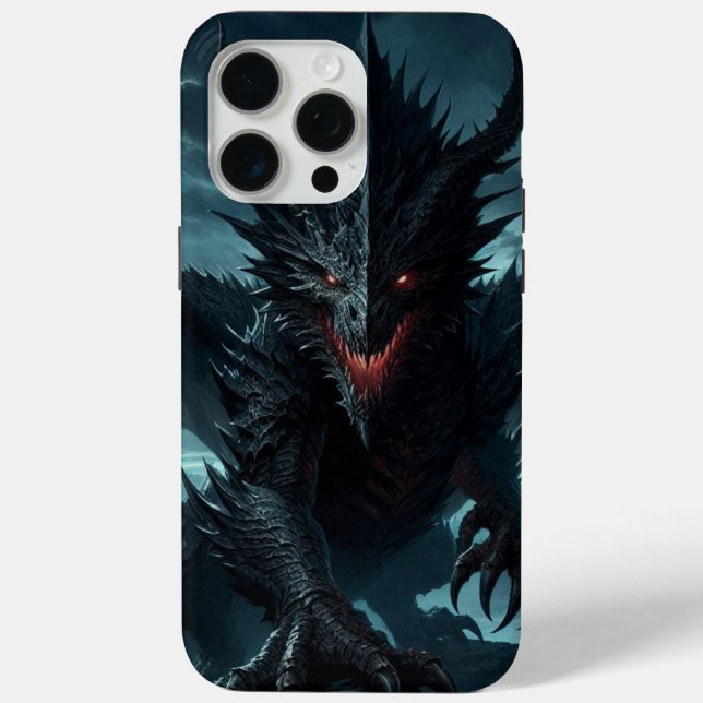 Dark, Mediaeval Dragon  Case-Mate iPhone Case (Back)