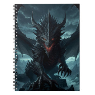 Dark, Mediaeval Dragon  Notebook