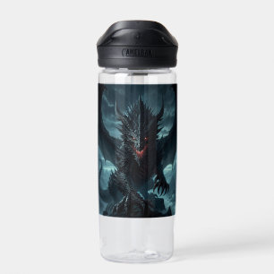 Dark, Mediaeval Dragon Water Bottle
