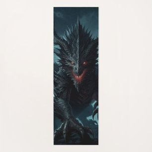 Dark, Mediaeval Dragon  Yoga Mat