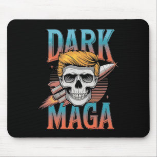 Dark Mega 2024 Usa Trump Halloween Costume Funny S Mouse Mat