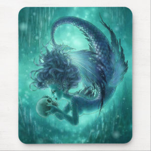 Dark Mermaid Mouspad - Secret Kisses Mouse Mat