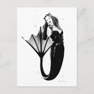 Dark Mermaid Postcards