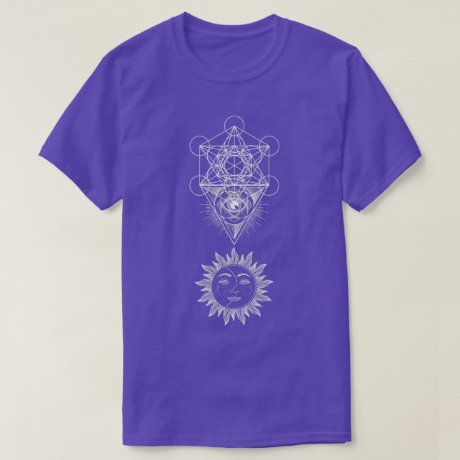 Dark Metatron Third Eye 1 T-Shirt (Design Front)