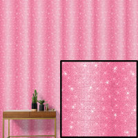 Dark Mid Light Red Pink Stripes Sparkle Stars