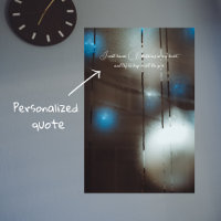 Dark Misted Steamy Window with Christmas Baubles