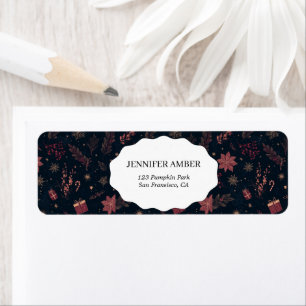 Dark Modern Festive Holiday Simple Rustic Boho