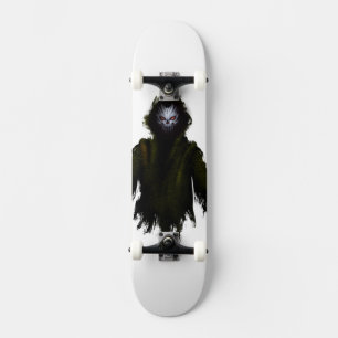 Dark Monster Creature Gothic Horror Edgy Art Skateboard