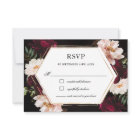 Dark Moody Burgundy Blush Peonies Floral Wedding