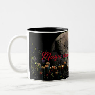 Dark moody elegant  Two-Tone coffee mug