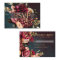 Dark Moody Floral Bold Red Rose Gold RSVP 