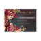 Dark Moody Floral Bold Red RSVP