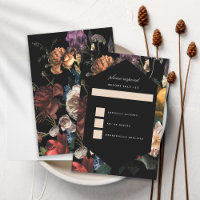 Dark Moody Romantic Floral Dutch Painterly