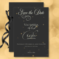 Dark Moody Victorian Stars Wedding