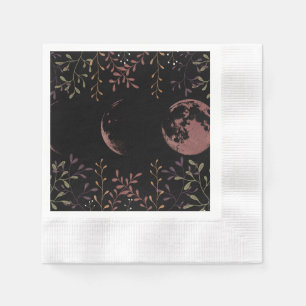 Dark Moon Phases Napkin