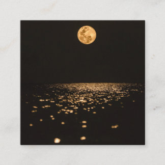Dark Moon Square Business Card