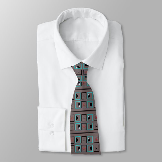 DARK MOONS TIE, i Art and Designs, Cocuyo A & D Tie (Tied)
