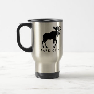 Dark Moose Travel Mug - Park City Souvenir