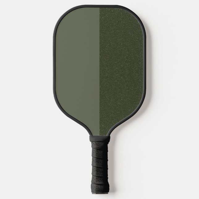 Dark Moss Split Custom Pickleball Paddle (Front)