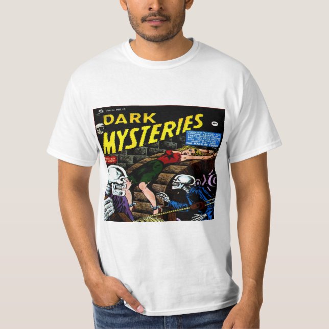 Dark Mysteries Classic Comic Book Cover #19 T-Shirt (Front)