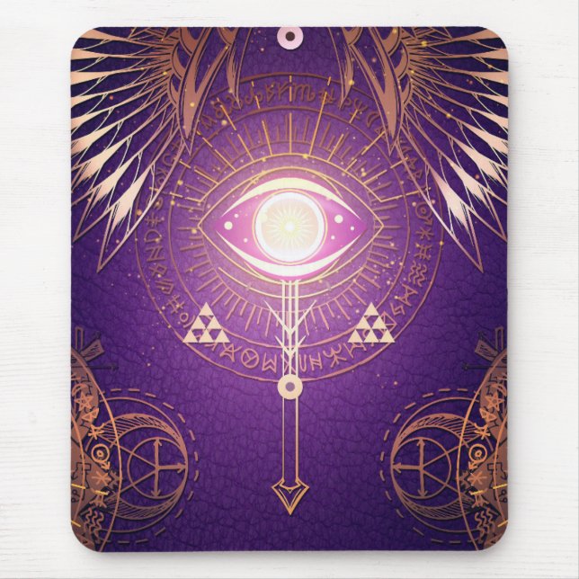 Dark Mystical Arcane Eye of Eternity Mouse Mat (Front)
