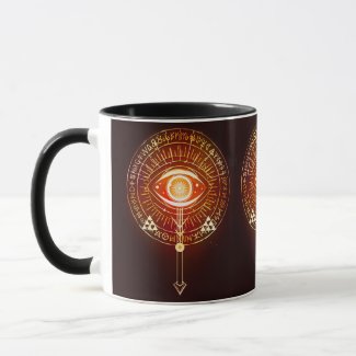 Dark Mystical Arcane Eye of Eternity Red