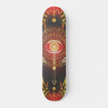 Dark Mystical Arcane Eye of Eternity (Red) Skatebo