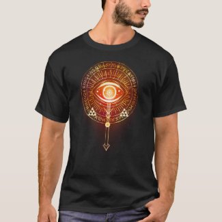 Dark Mystical Arcane Eye of Eternity (Red) T-Shirt