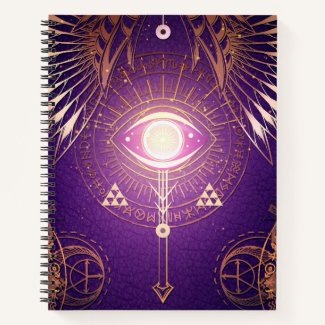 Dark Mystical Arcane Eye of Eternity Sketchpad