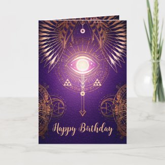 Dark Mystical Eye of Eternity Occult Symbol
