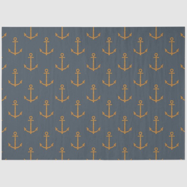 Dark Nautical Series Design 6 Tissue Paper (Front)