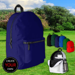 Dark Navy Blue Backpack, Bag / Customise