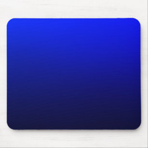 Dark Navy Midnight Blue Ombre Gradient Mouse Mat