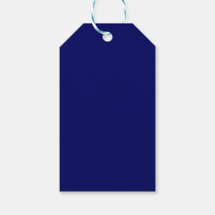 Dark Navy Solid Colour Gift Tags