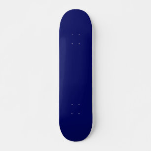 Dark Navy Solid Colour Skateboard